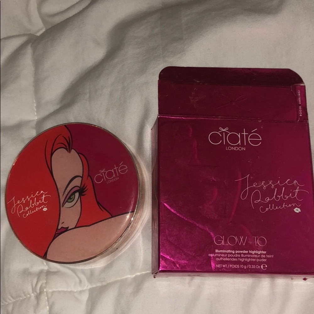 Ciate London highlighter only swatched once